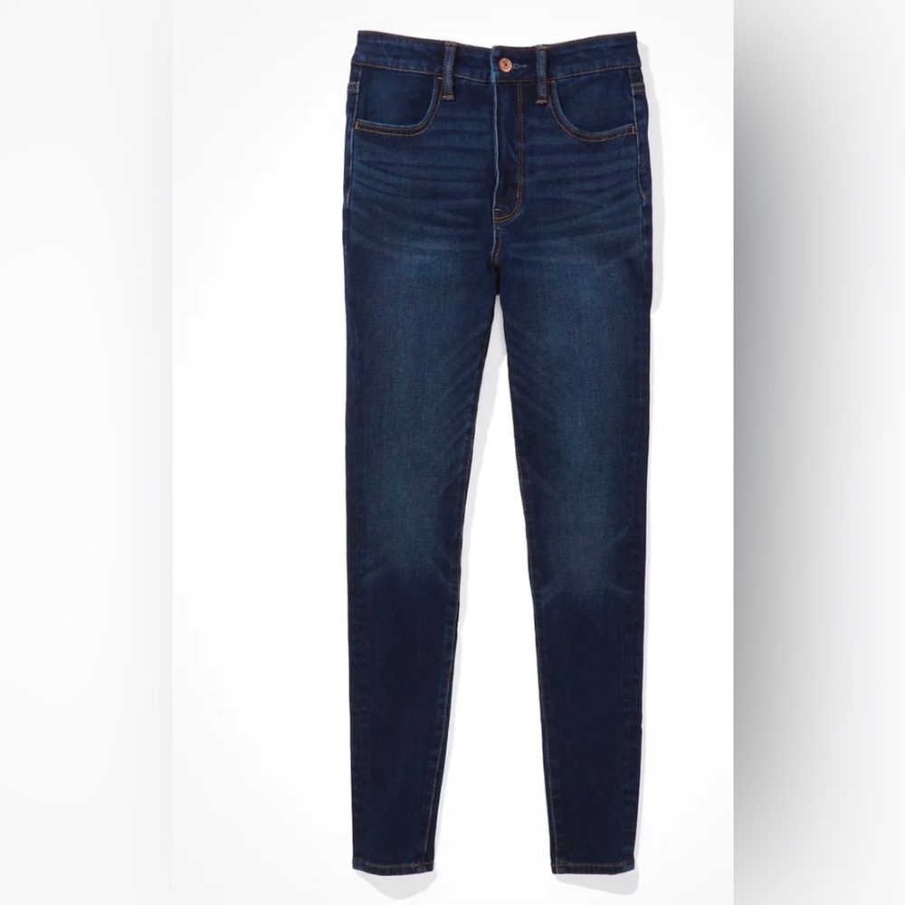 American Eagle size 2 SHORT dark wash, Super Hi-Rise Jeggjngs